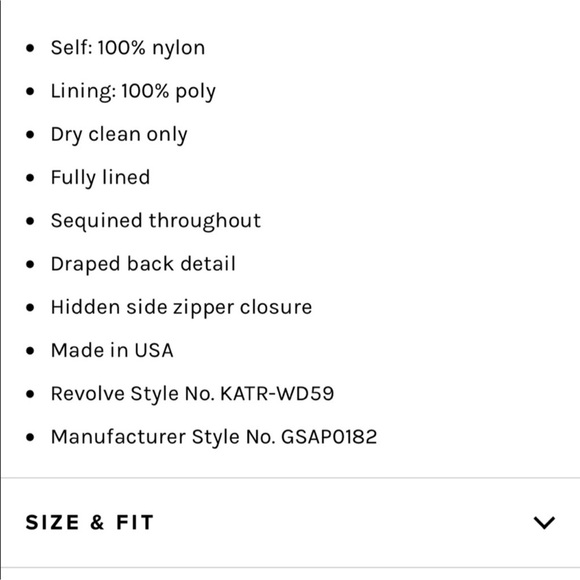 NWT Katie May Revolve Sparkle Dress in Ivory - Picture 6 of 16